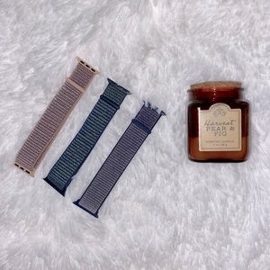 apple watch | 3 ct velcro bands · · · osfa nwot